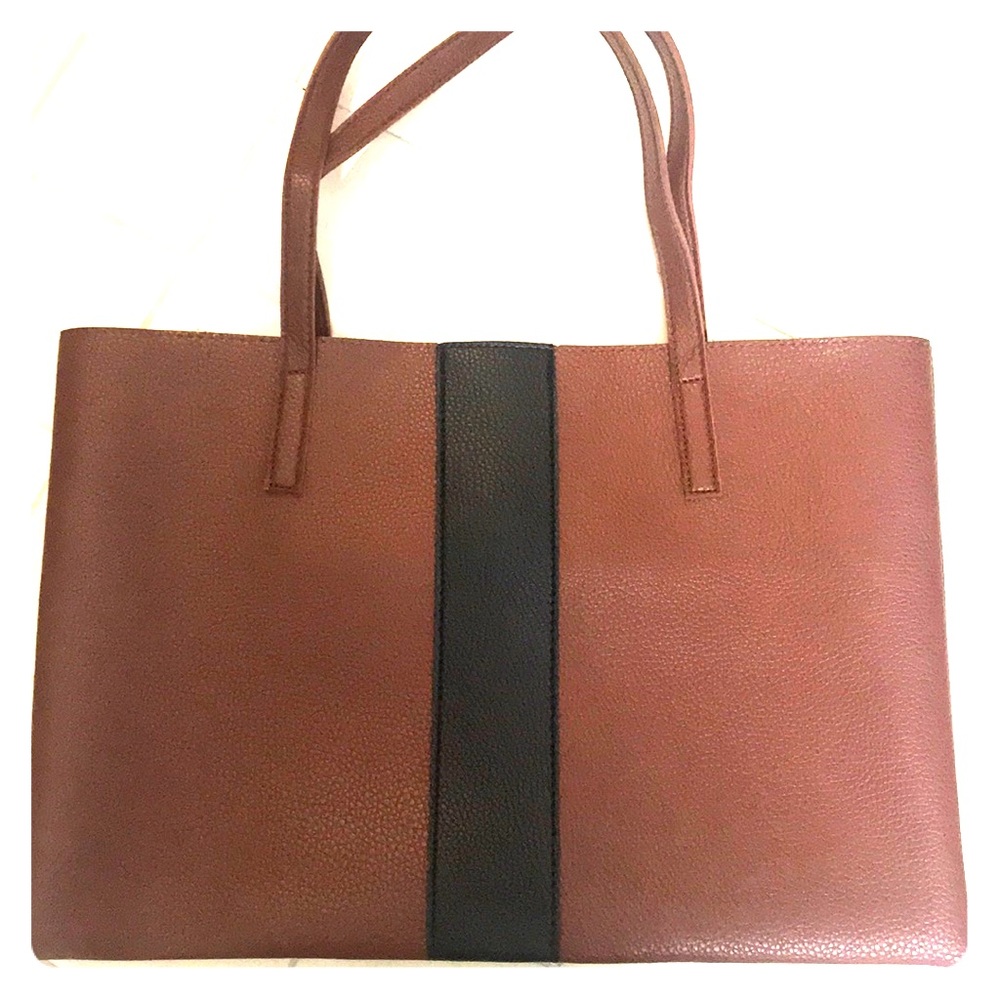 Vegan leather shoulder bag